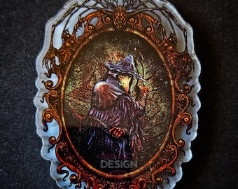Bloodborne personageportret sleutelhanger: Eileen the Crow