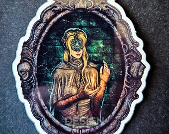 Sticker portret portret Dark Souls-personage: de brandweerman