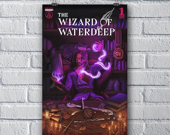 Baldurs Gate 3 Comic Cover Art Print: Gale