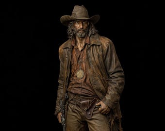 Wild West Gunslinger STL – Old West Cowboy 3D Print Model