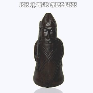 Chess Piece Isle of Lewis. Custom Chess Piece Isle of Lewis - Rook