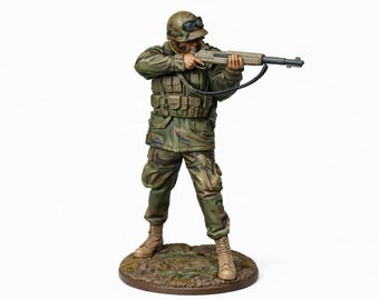 American soldier from World War II STL 3D print file