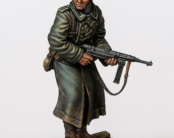 WW2, German Feldgendarmerie X2 Officers Resin Figure 1/48, 1/35, 1