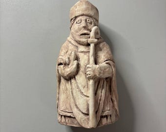 Isle of Lewis Chess Piece. Individual Isle of Lewis Chess Piece. Viking figurine. Handmade