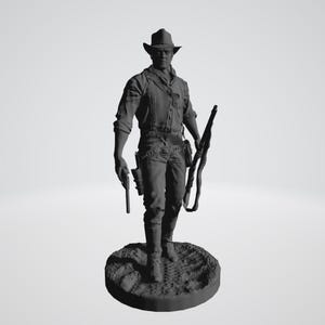 Red Dead Redemption 2 - Arthur Morgan 3D model. Cowboy. Wild West. 3D figure 90mm, 120mm, 150mm