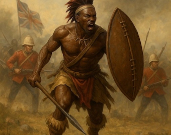 Zulu Warrior 19th Century African Fighter | STL File for 3D Printing