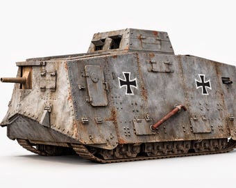 A7V、モデルキット：第一次世界大戦の軍用車両モデル、ドイツ帝国戦車