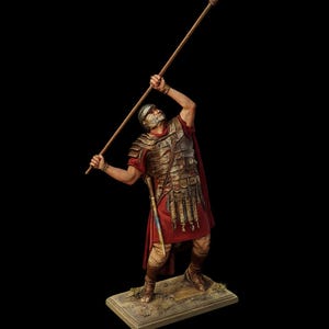 Roman Centurion Gaius Cassius Longinus with Spear of Destiny STL File – 3D Print Miniature (Digital Download)