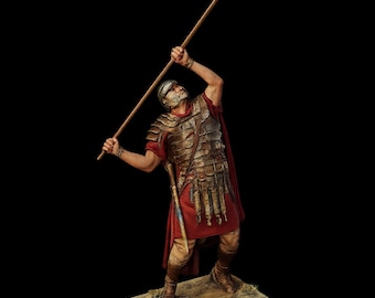 Roman Centurion Gaius Cassius Longinus with Spear of Destiny STL File – 3D Print Miniature (Digital Download)