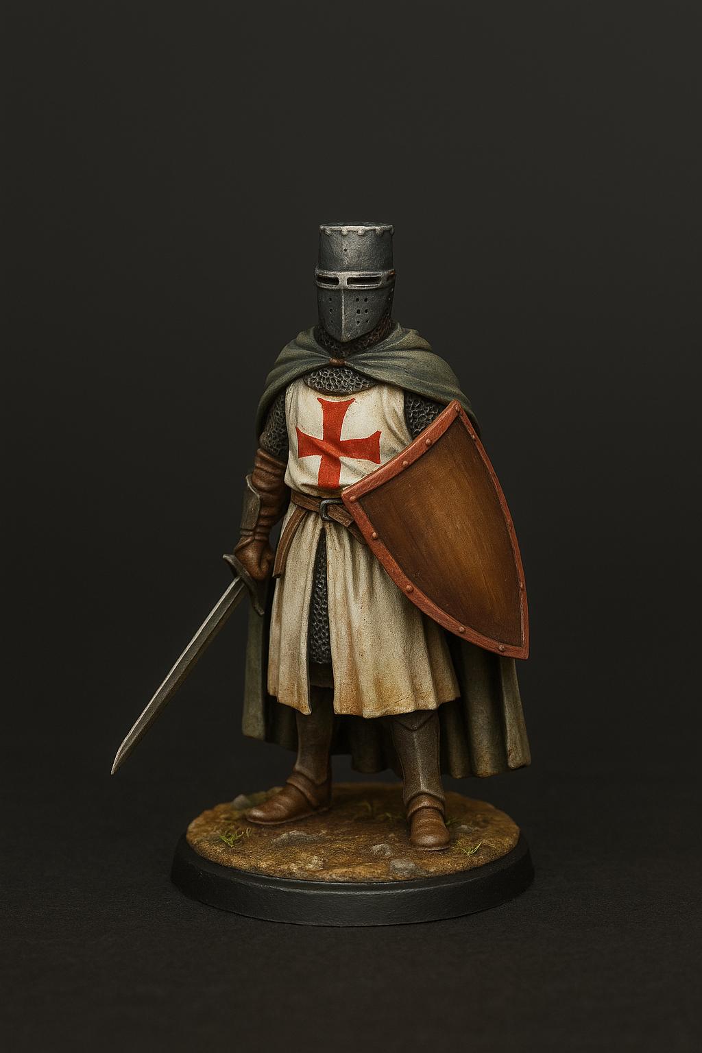Lot De 9 Figurines Soldats Moyen âge En Bronze - Guerriers Chevaliers 10 Cm - Décoration Collection