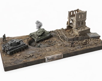 ジオラマ 1/64スケール ポケットジオラマ WW2 D-デイ75周年記念「硫黄