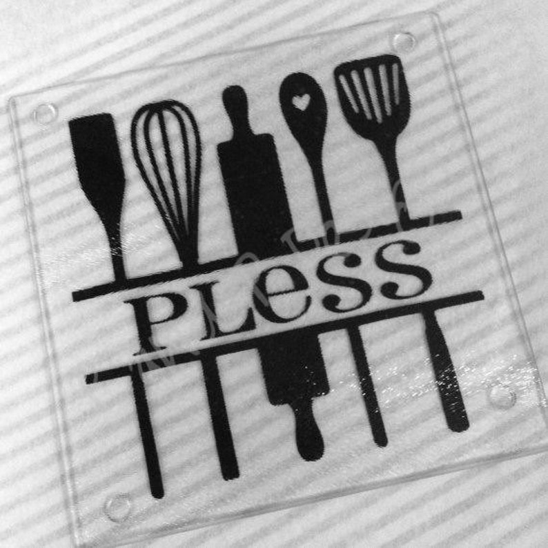 Download Split Kitchen Utensils SVG & PNG Instant Download | Etsy