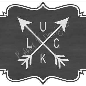 Luck and Arrows SVG & PNG - Instant Download