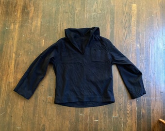 Vintage Navy Wool Sailor's Pullover