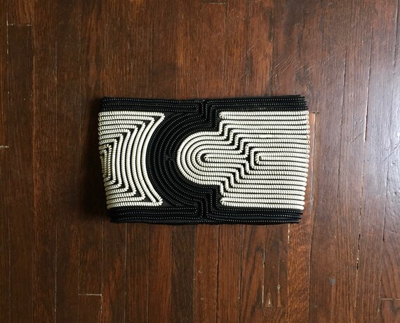 Large Vintage Telephone Cord Clutch Purse