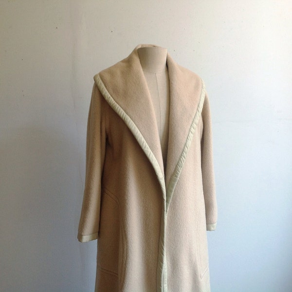 HOLD Vintage Bonnie Cashin Mohair Shawl Collar Coat.