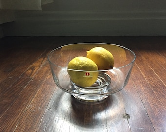 Vintage Iittala Finland Midcentury Pedestal Fruit Bowl, Future Series by Tapio Wirkkala