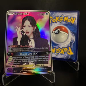 Aespa Armageddon Era Holographic KPOP GX Photocards / Tutti e 4 i membri Pokemon Photocards