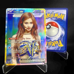 Twice Holographic KPOP GX Photocards | All 9 members Pokemon Photocard Set image 2