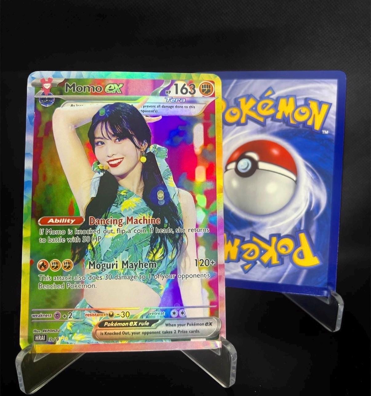 TWICE ホログラフィック KPOP GX フォトカード | メンバー9人全員