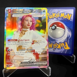 Twice Holographic KPOP GX Photocards | All 9 members Pokemon Photocard Set image 7