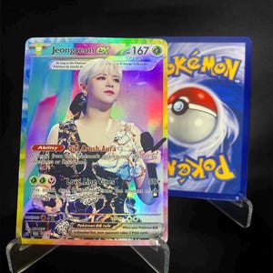 Twice Holographic KPOP GX Photocards | All 9 members Pokemon Photocard Set image 5