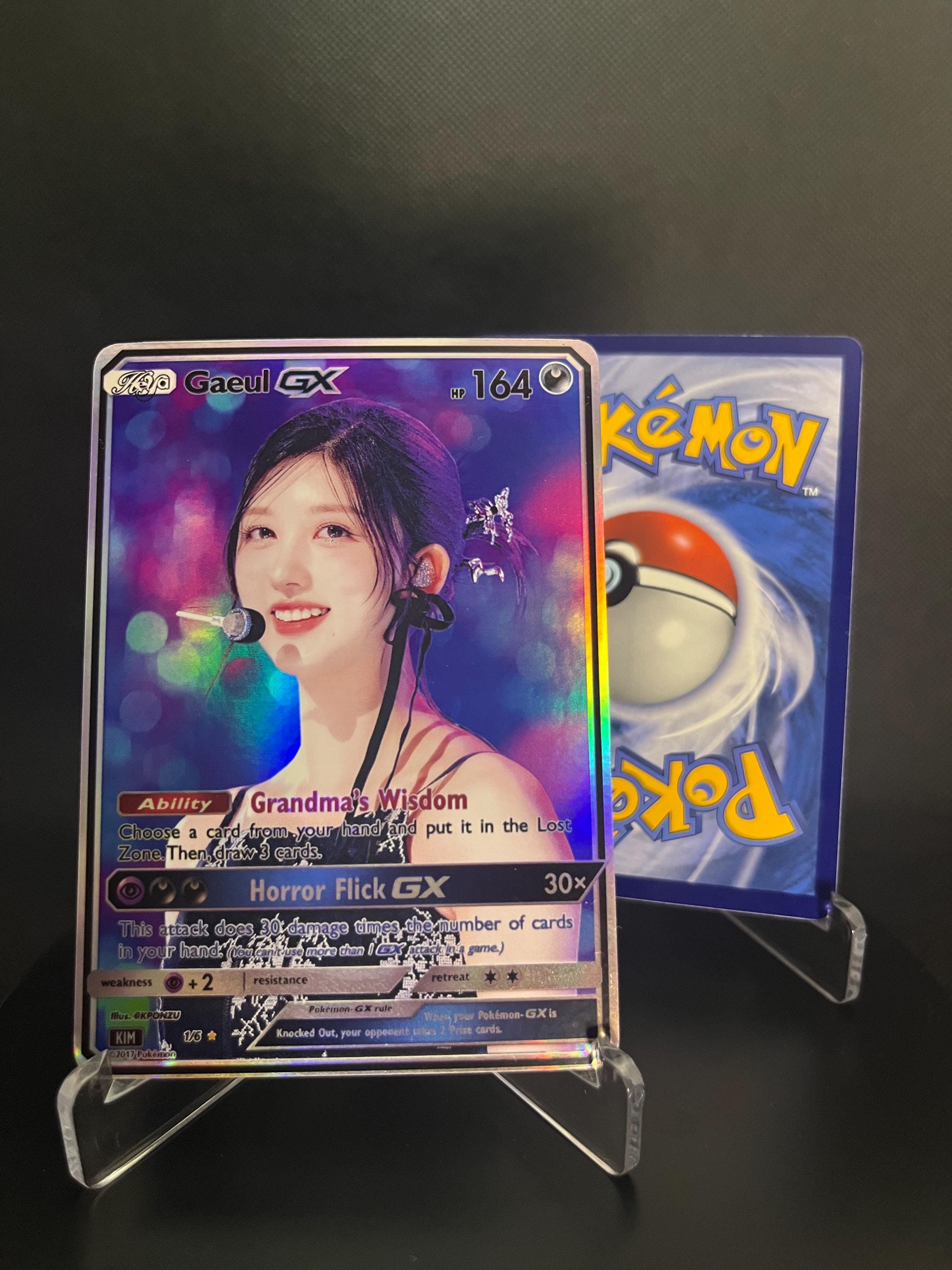 IVE Kpop Pokemon Photocards GX | Holographic Fan-art Collectible