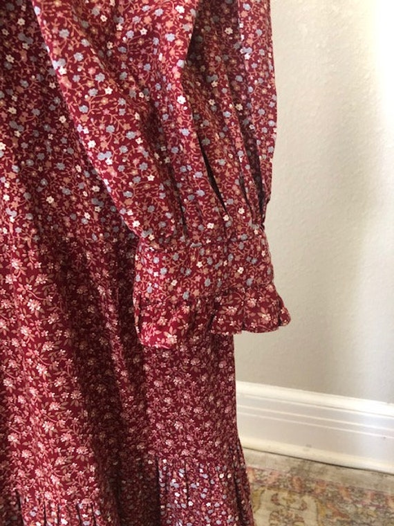 Gunne sax vintage 1970s womens midi dress - image 4