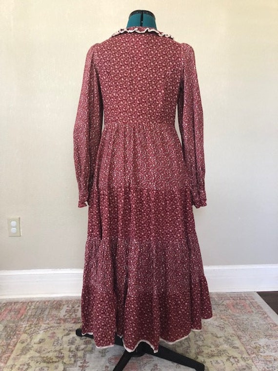 Gunne sax vintage 1970s womens midi dress - image 3