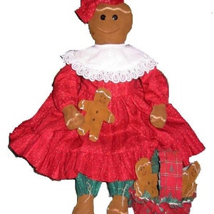 Gingerbread and Cookies Doll, Epattern, PDF, Downloadable Digital Pattern image 2