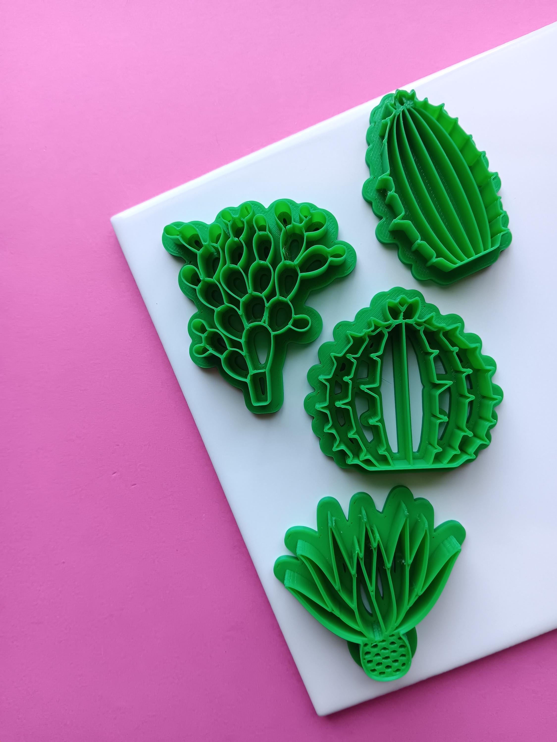 Desert Cactus Polymer Clay Cutter - Country Western, Agave, Prickly ...