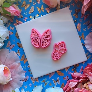 Elegant butterflies - Polymer clay cutter tool - Multiple sizes - Spring time cottage core designs
