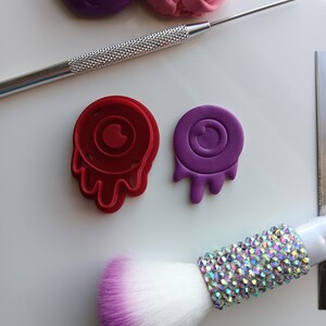 Dripping Eyeball - Polymer clay cutter tool - Cute Halloween spooky designs