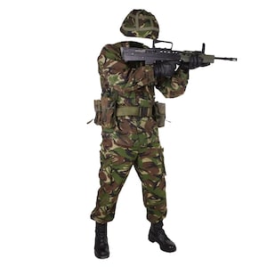 1990s British Army Equipment in DPM Camouflage – Authentic Military Gear