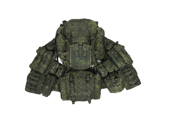 Russian Soviet Army 6SH117 Tactical Vest Gen 4 AK With Raid