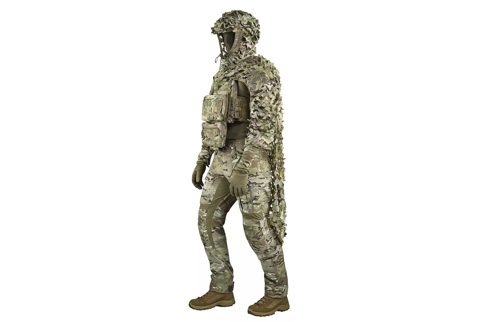 Surplus Indonesia 3D K Ghillie Multicam Sniper Camouflage