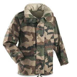 French Army GORETEX Camo Parka: Authentic Waterproof Jacket