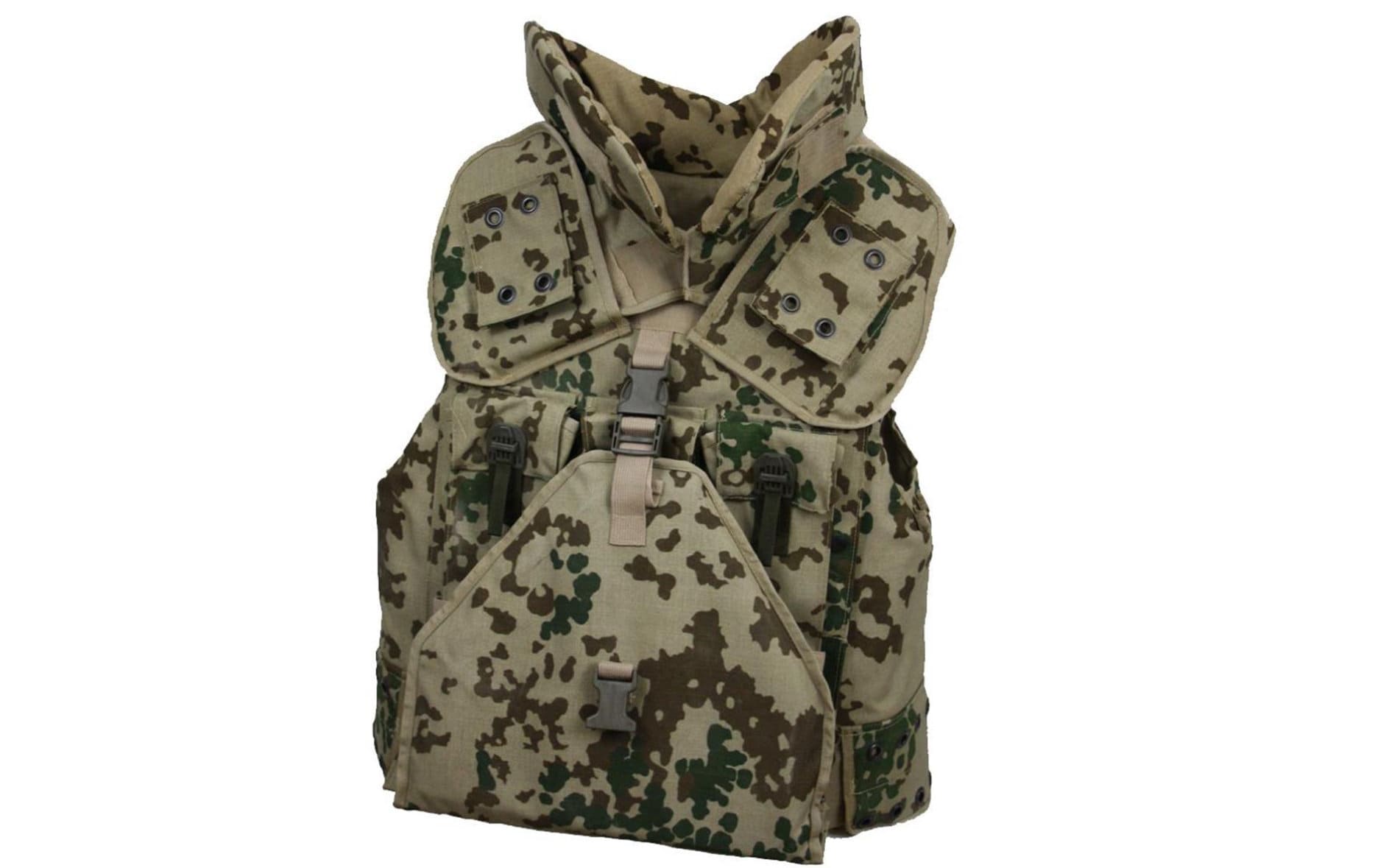 German Desert Flecktarn Body Armor Vest - Bundeswehr Wüstentarn Camo Tactical Protective Cover