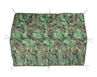 USA Army USMC Military Woodland Camo Poncho Liner WOOBIE Arm
