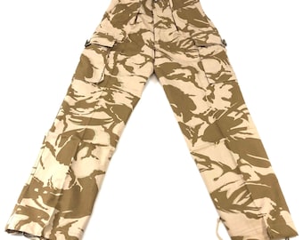 British Army Tropical tactical Combat pants Desert DPM Camo, in good condition, suitable for airsoft