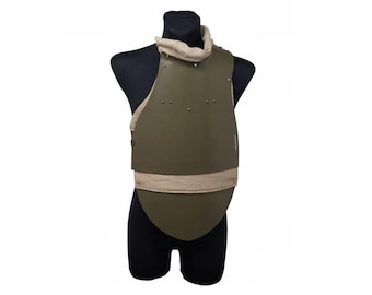 Giubbotto antiproiettile d&#39;assalto in acciaio SN-42 dell&#39;esercito sovietico della seconda guerra mondiale - Replica del bavaglino in acciaio