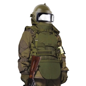 Soviet-Russian police spetsnaz gear of the 90s, special forces assault kit, Gorka, Smersh, Defender and Altyn helmet.