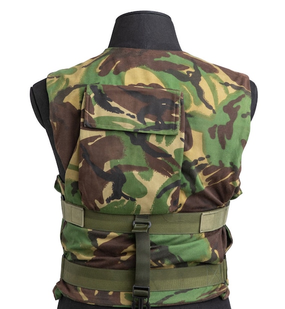 Chaqueta antibalas del ejercito britanico Chaleco antibalas DPM Cadet Surplus Military UK Etsy Espana