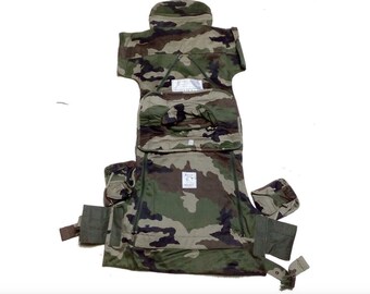 フランス製CCEウッドランド迷彩ボディアーマーベストカバー