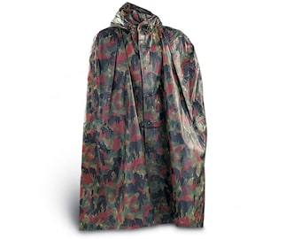 Genuine Swiss army surplus alpenflage camouflage poncho