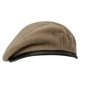 British SAS Khaki Wool Beret: Firmin/Patey Made