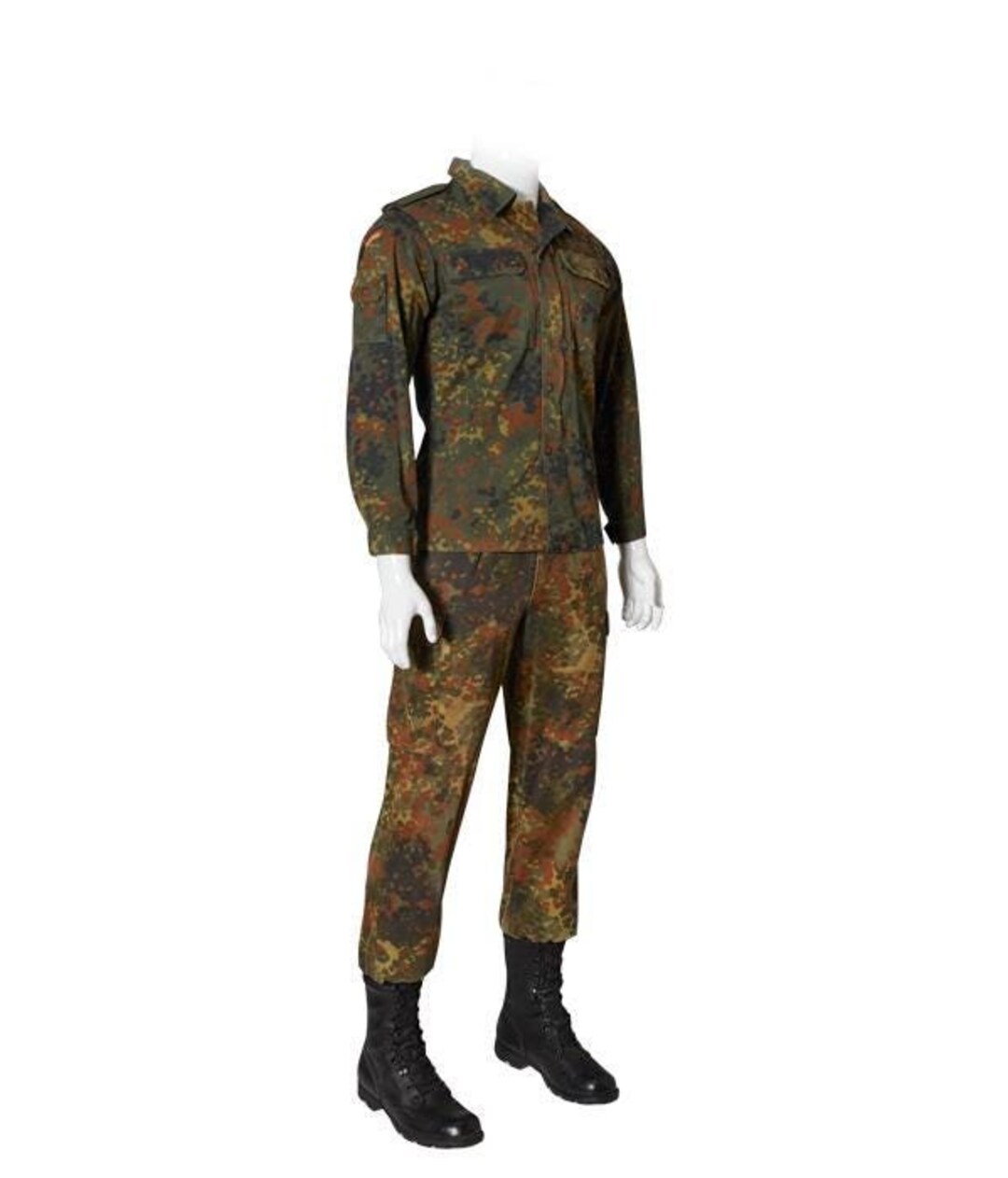 Bundeswehr Suit, German Summer Uniform, in Flecktarn Camouflage, Early ...