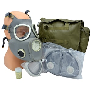 Polnische Militär Gasmaske MP4 mit Tasche & Filter