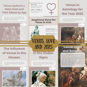 Discovering Venus 2025, Comprehensive Astrology Guide Digital Book