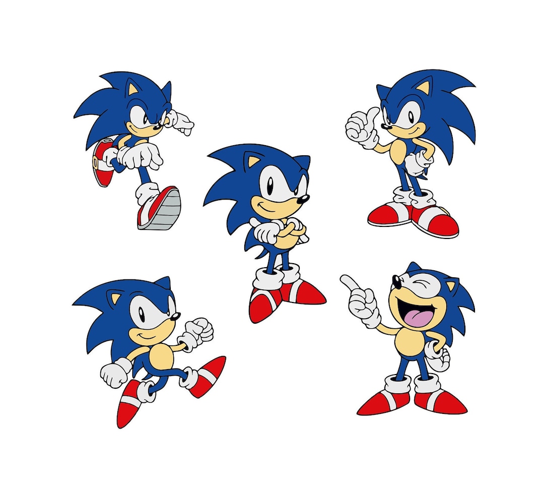 Sonic the Hedgehog SVG, Sonic SVG, Layered Sonic SVG Bonus Sonic Svg - Etsy